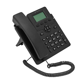 ФЛАТ-ПРО Flat-Phone C10G, IP-телефон (2 SIP-аккаунта, 2 порта 10/100/1000 BASE-T (RJ-45), ЖК-дисплей, PoE, РЕЕСТР)